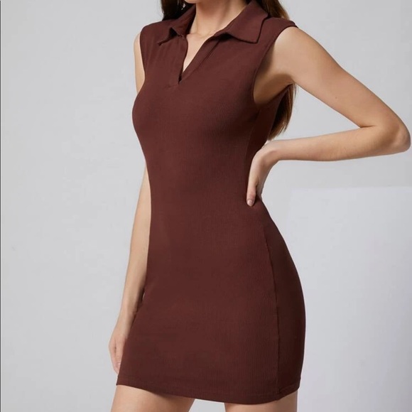 SOLD SHEIN rib-knit bodycon dress - Picture 4 of 6